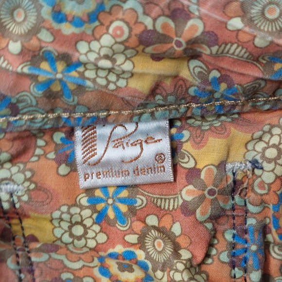 PAIGE Jimmy Jimmy Denim Jean Shorts - Size 27 - Picture 4 of 6